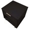 Manhattan Comfort Granville Black 1-Drawer Nightstand, 2PK 2-NS-5002 - alternate 7